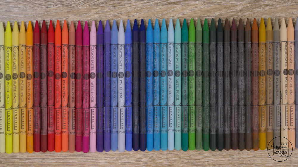 Test des crayons pastel sennelier