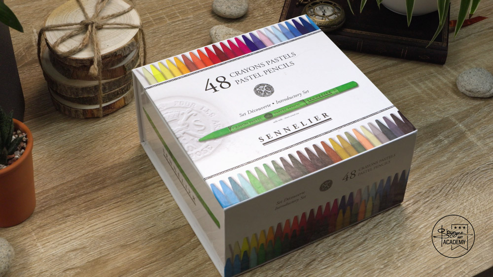 Packaging / coffret des crayons pastel sennelier